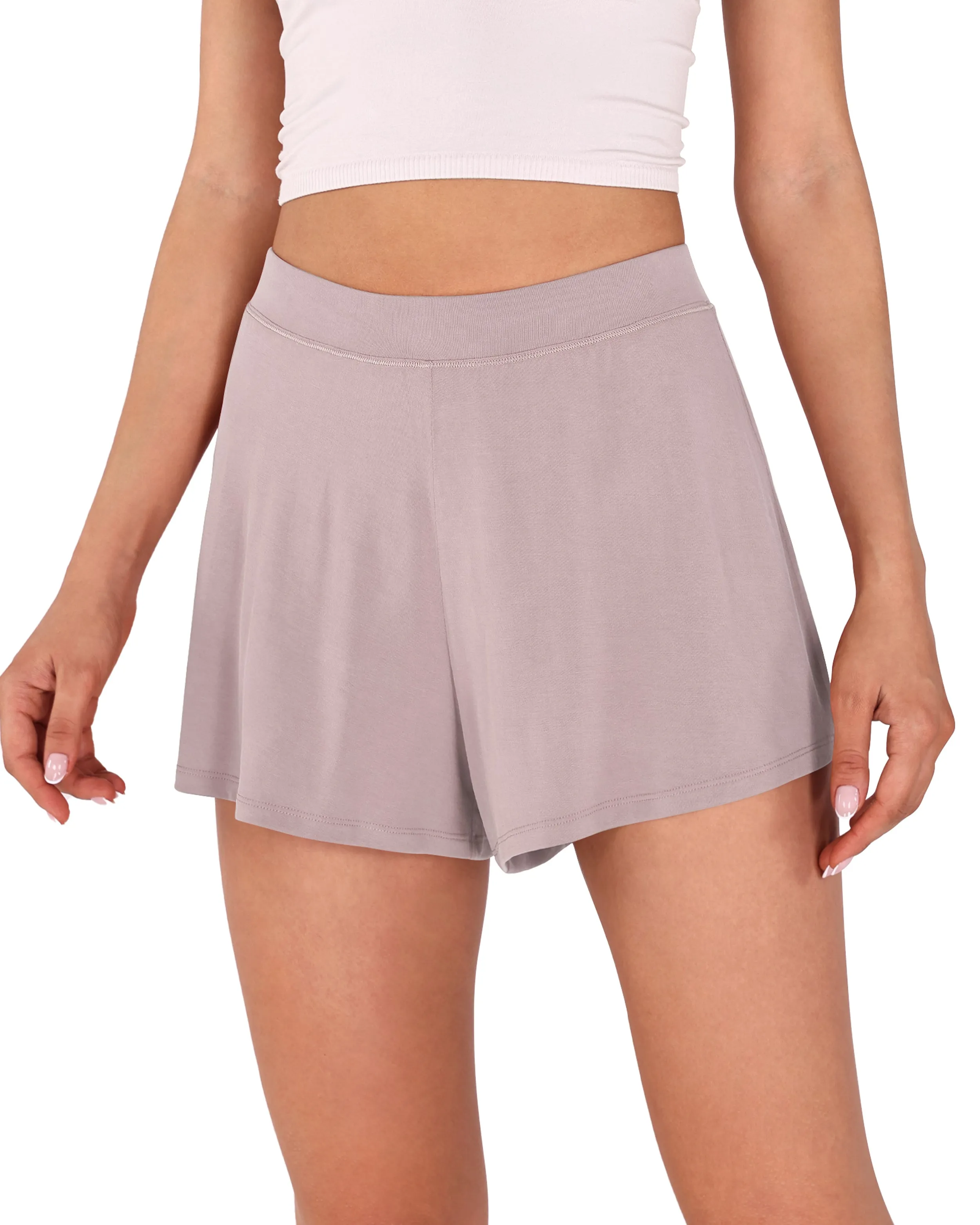 2 Pack Modal Soft Lounge Shorts