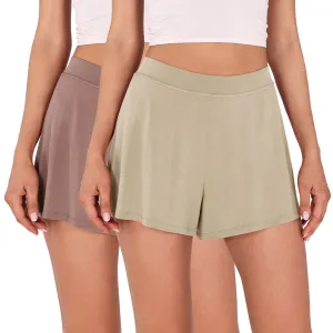 2 Pack Modal Soft Lounge Shorts