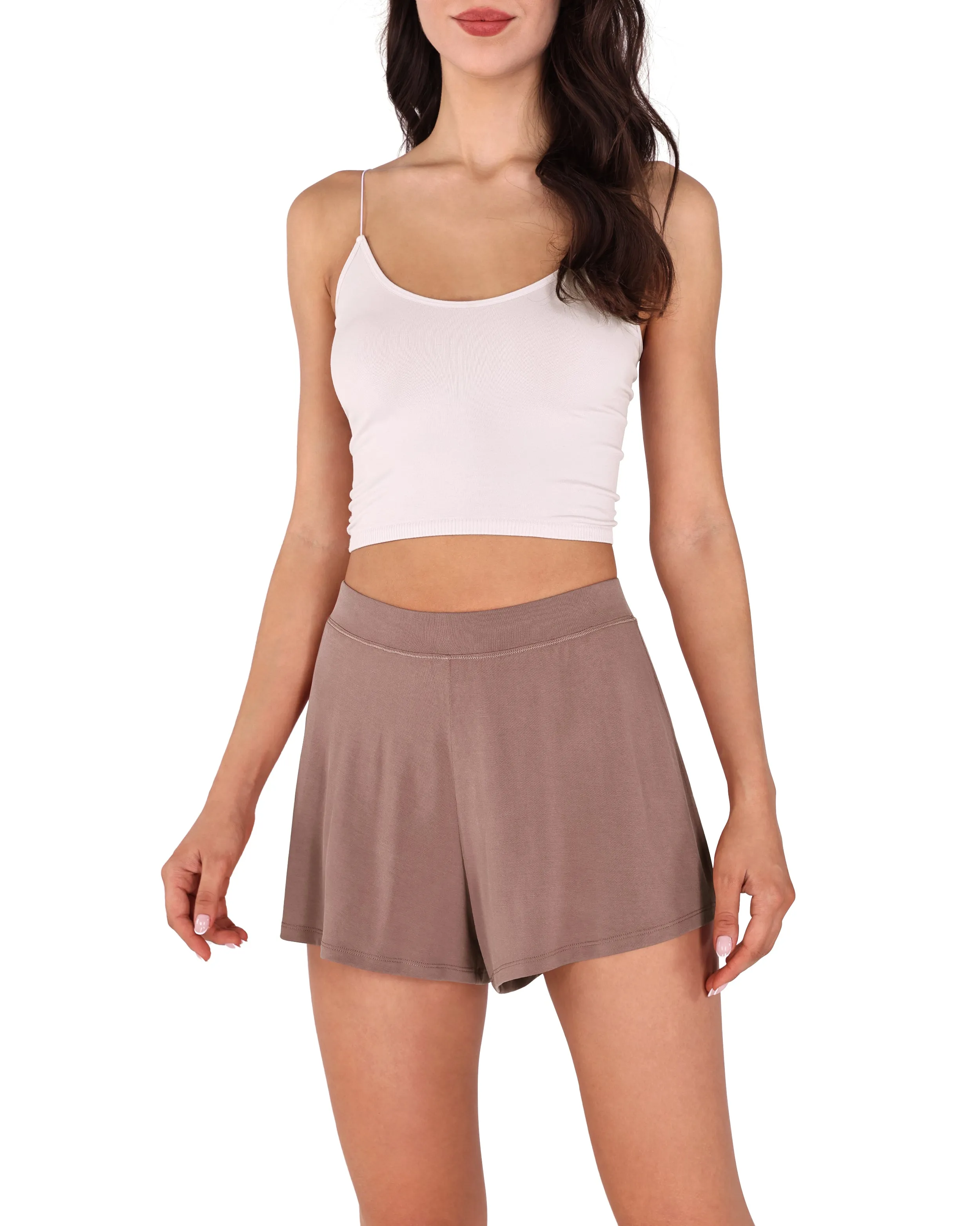2 Pack Modal Soft Lounge Shorts
