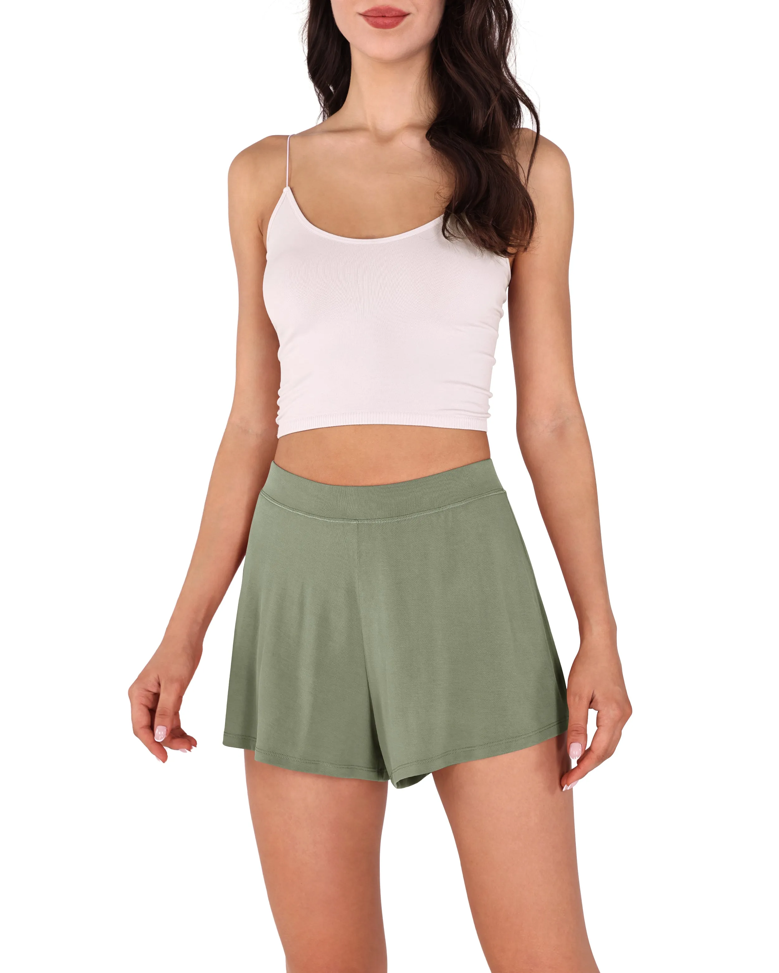 2 Pack Modal Soft Lounge Shorts