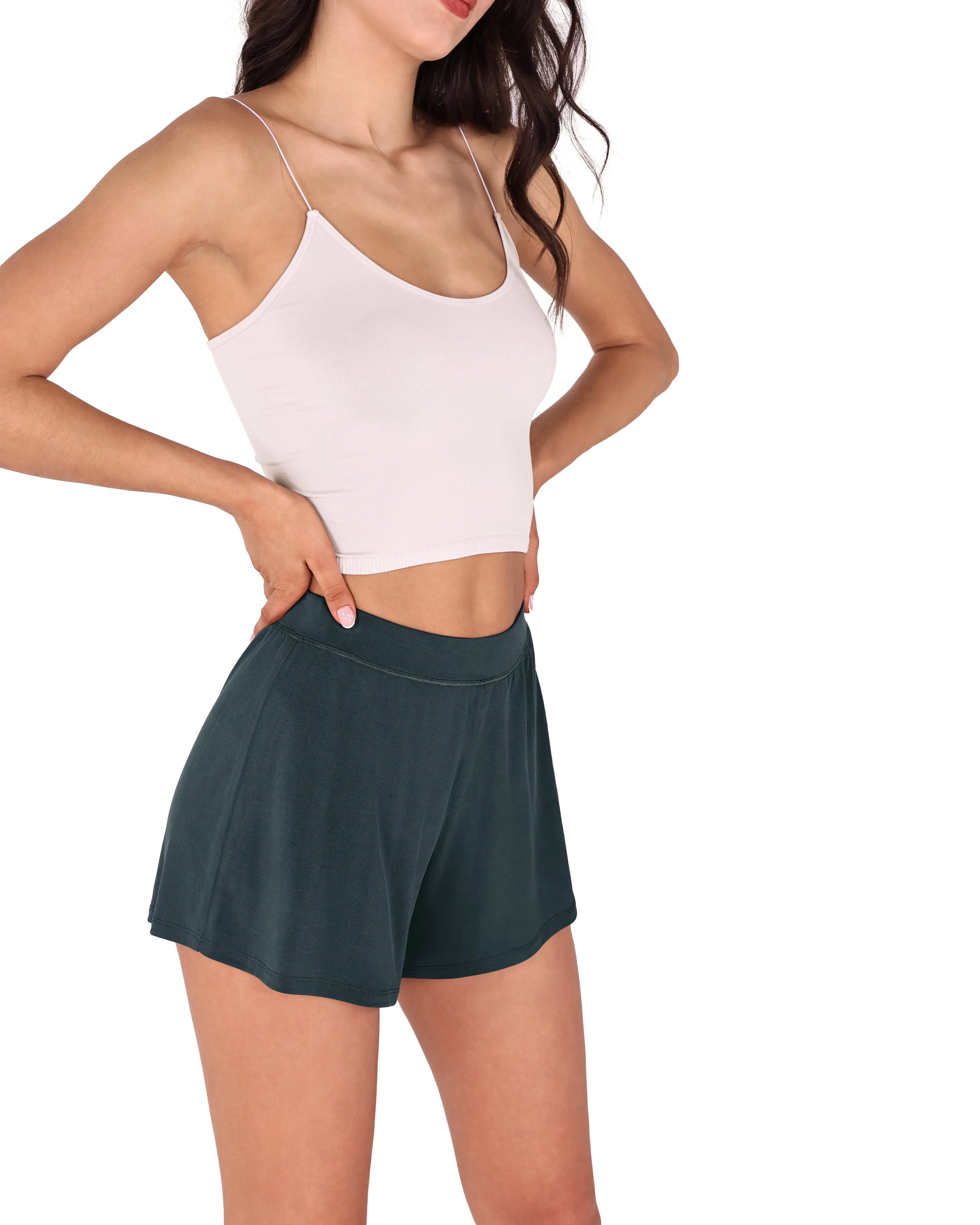 2 Pack Modal Soft Lounge Shorts
