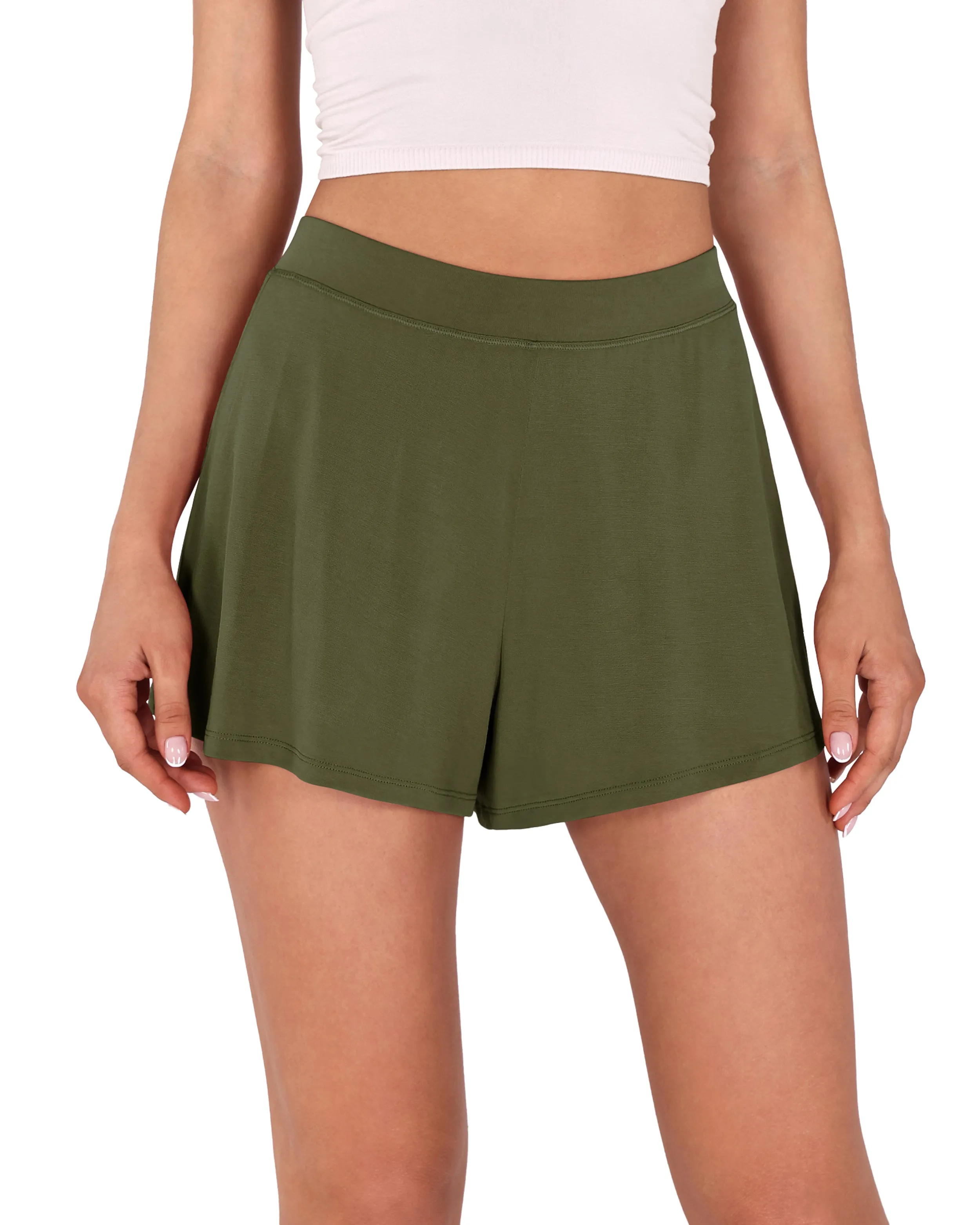 2 Pack Modal Soft Lounge Shorts