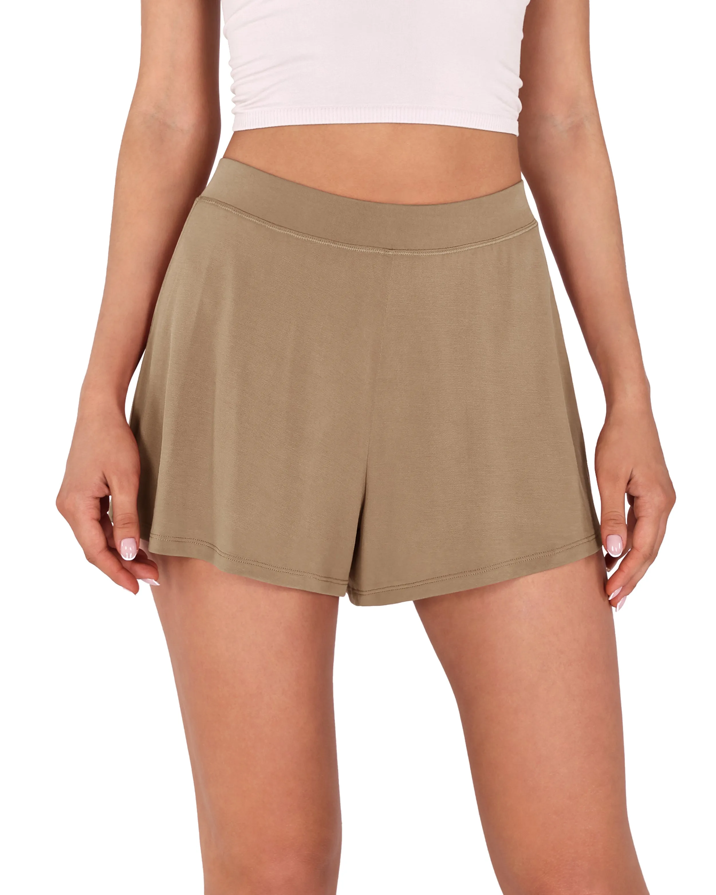 2 Pack Modal Soft Lounge Shorts