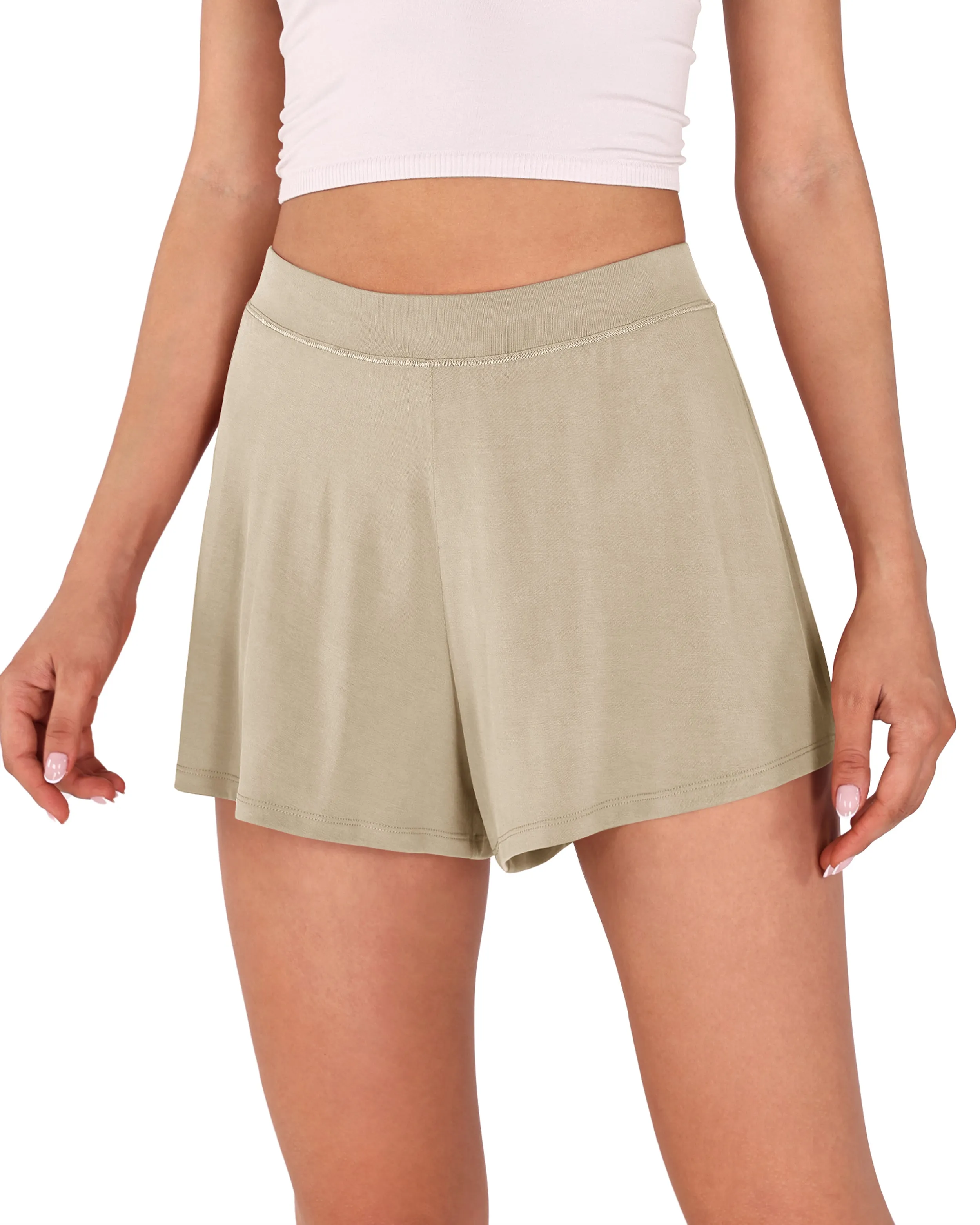 2 Pack Modal Soft Lounge Shorts