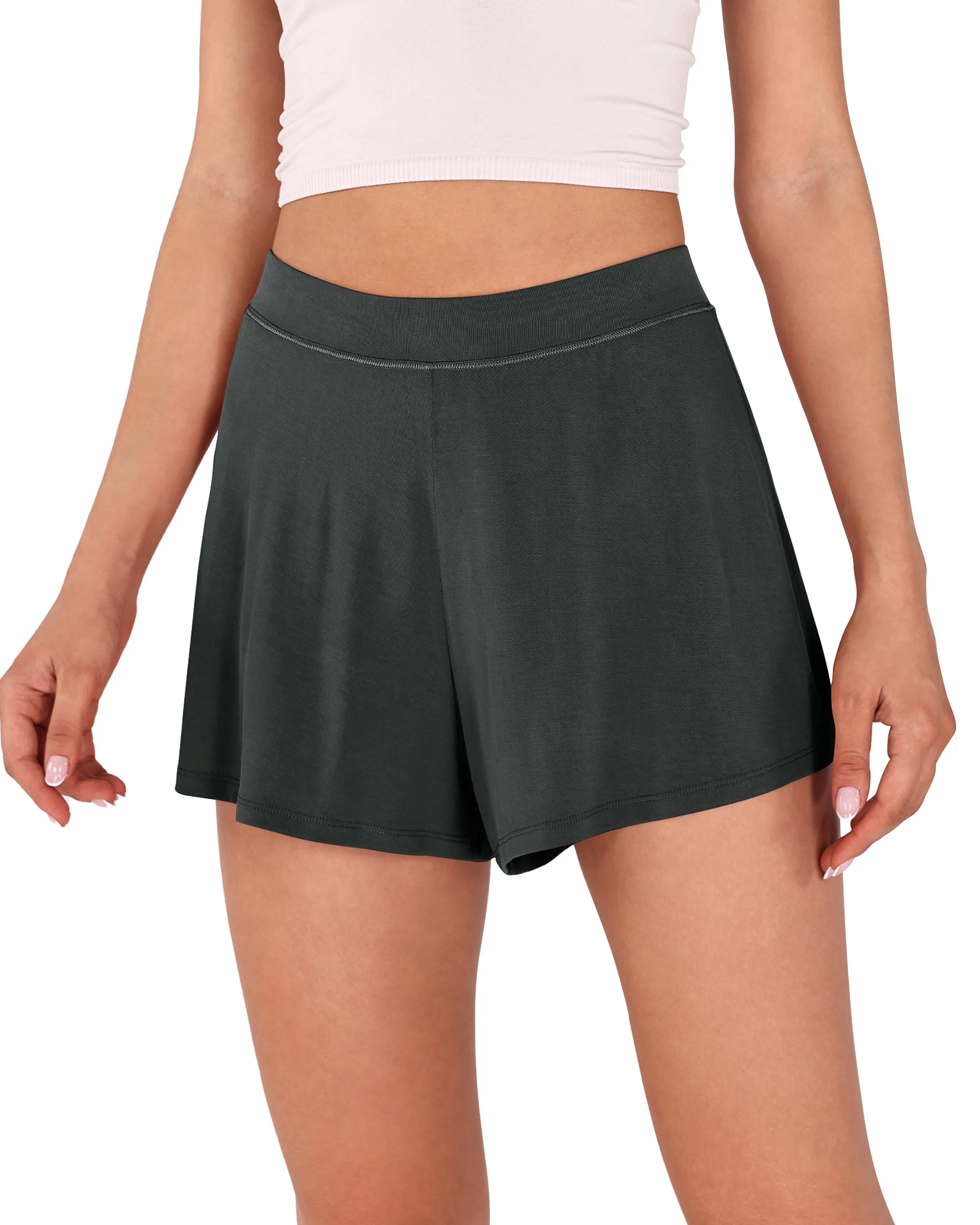 2 Pack Modal Soft Lounge Shorts