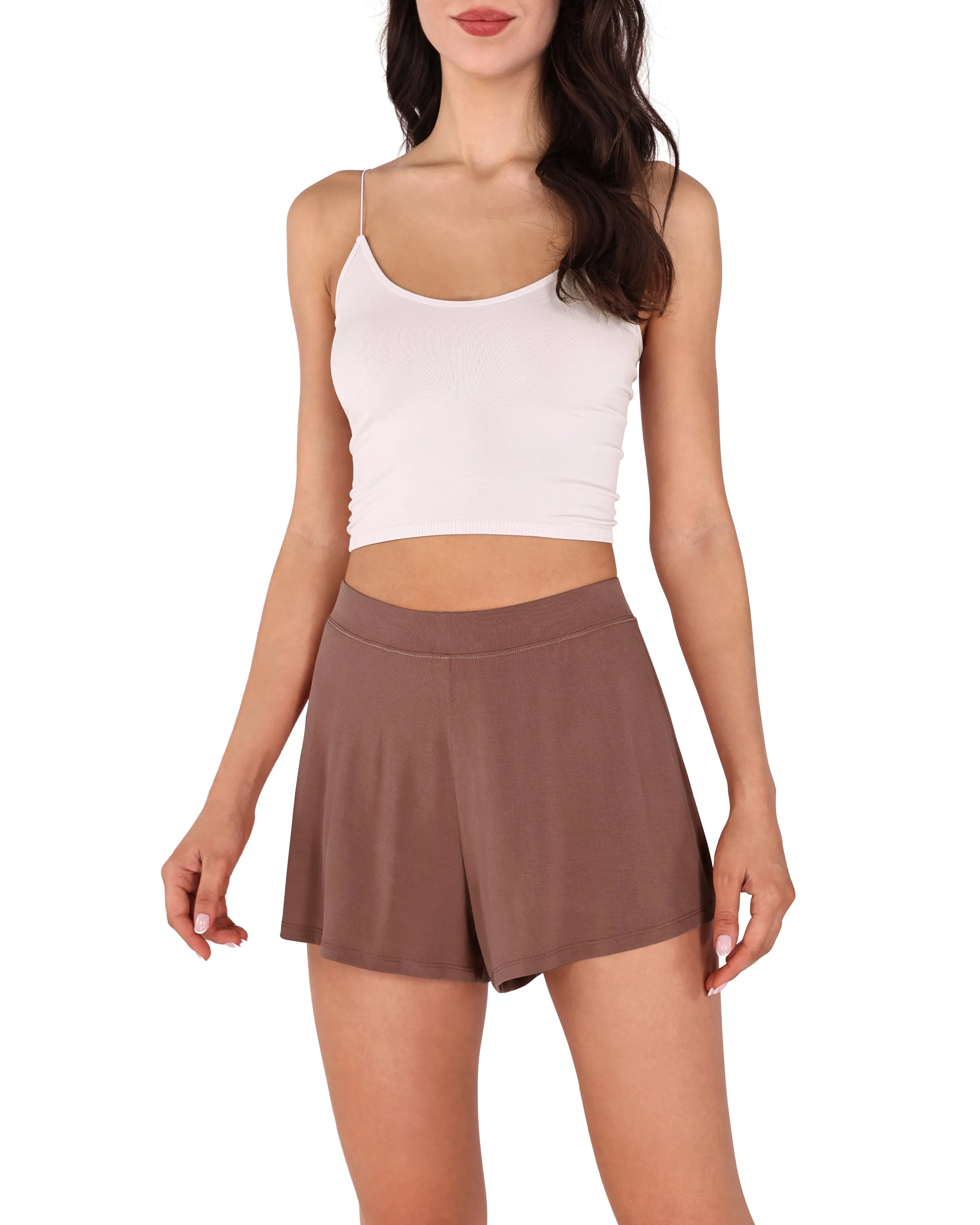 2 Pack Modal Soft Lounge Shorts