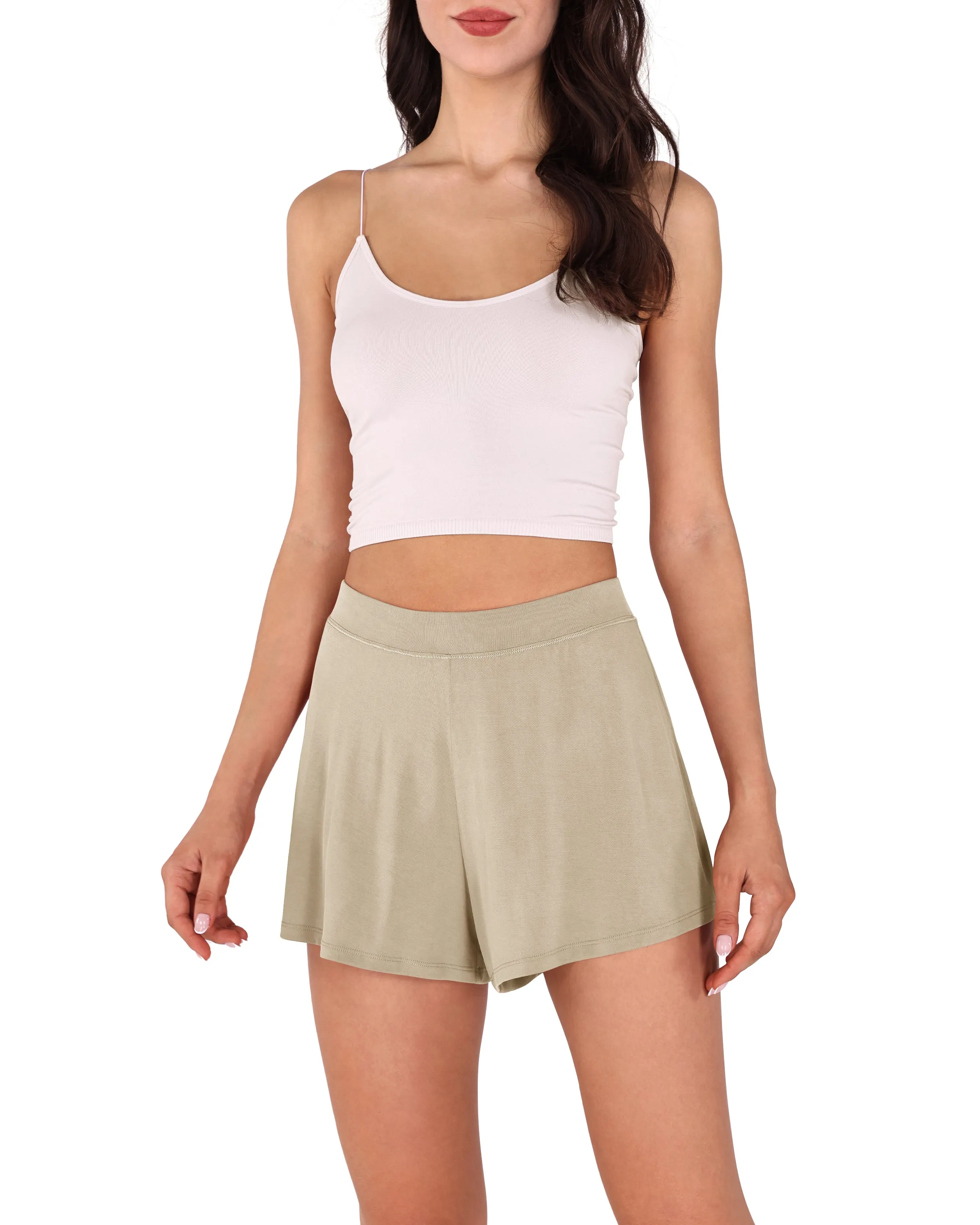 2 Pack Modal Soft Lounge Shorts