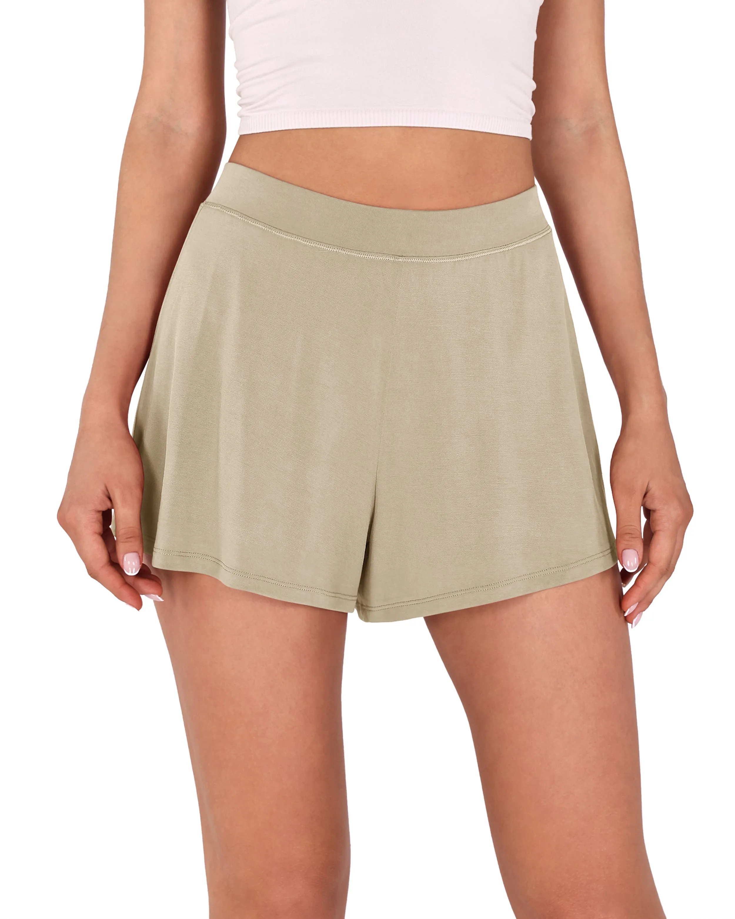 2 Pack Modal Soft Lounge Shorts