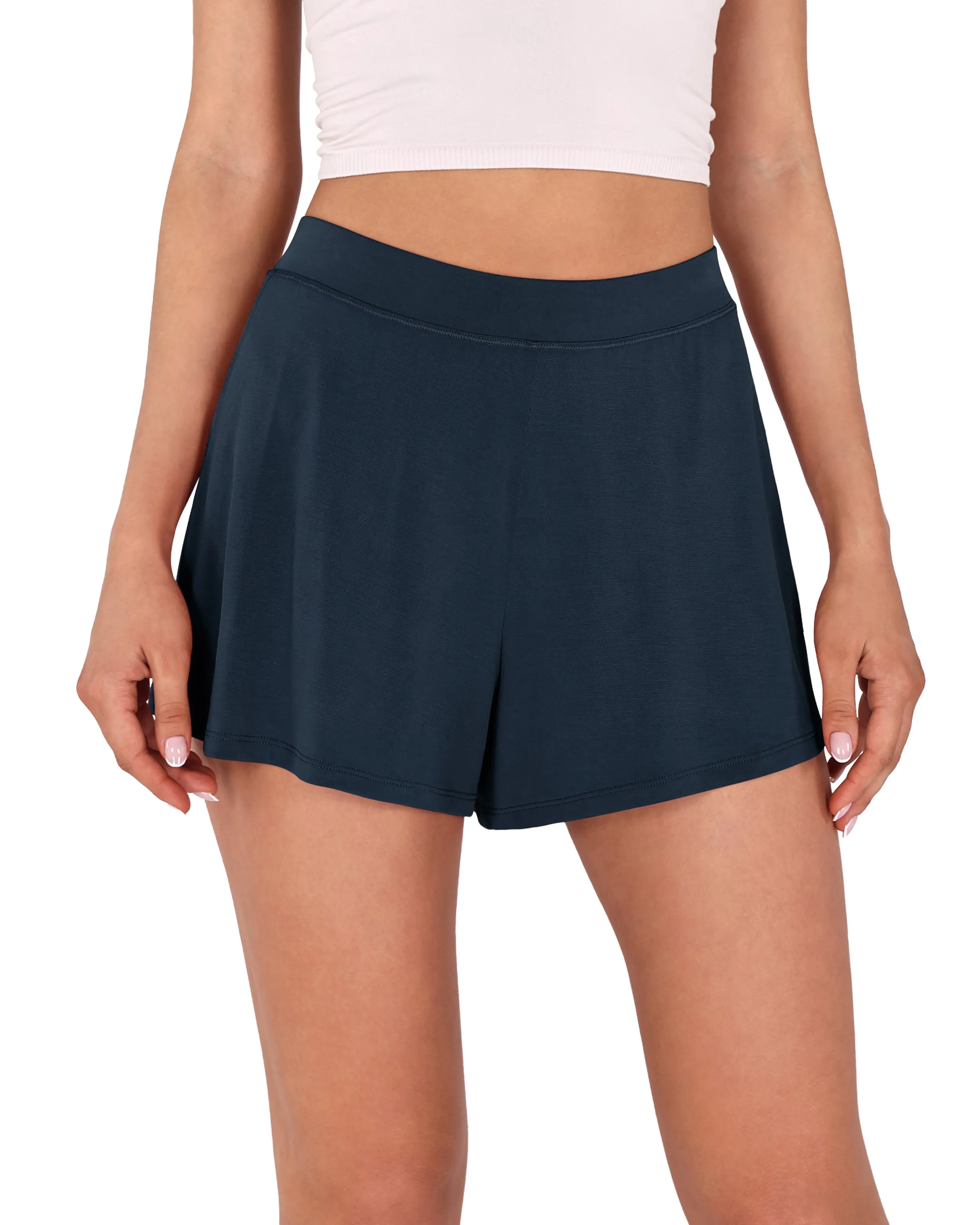 2 Pack Modal Soft Lounge Shorts