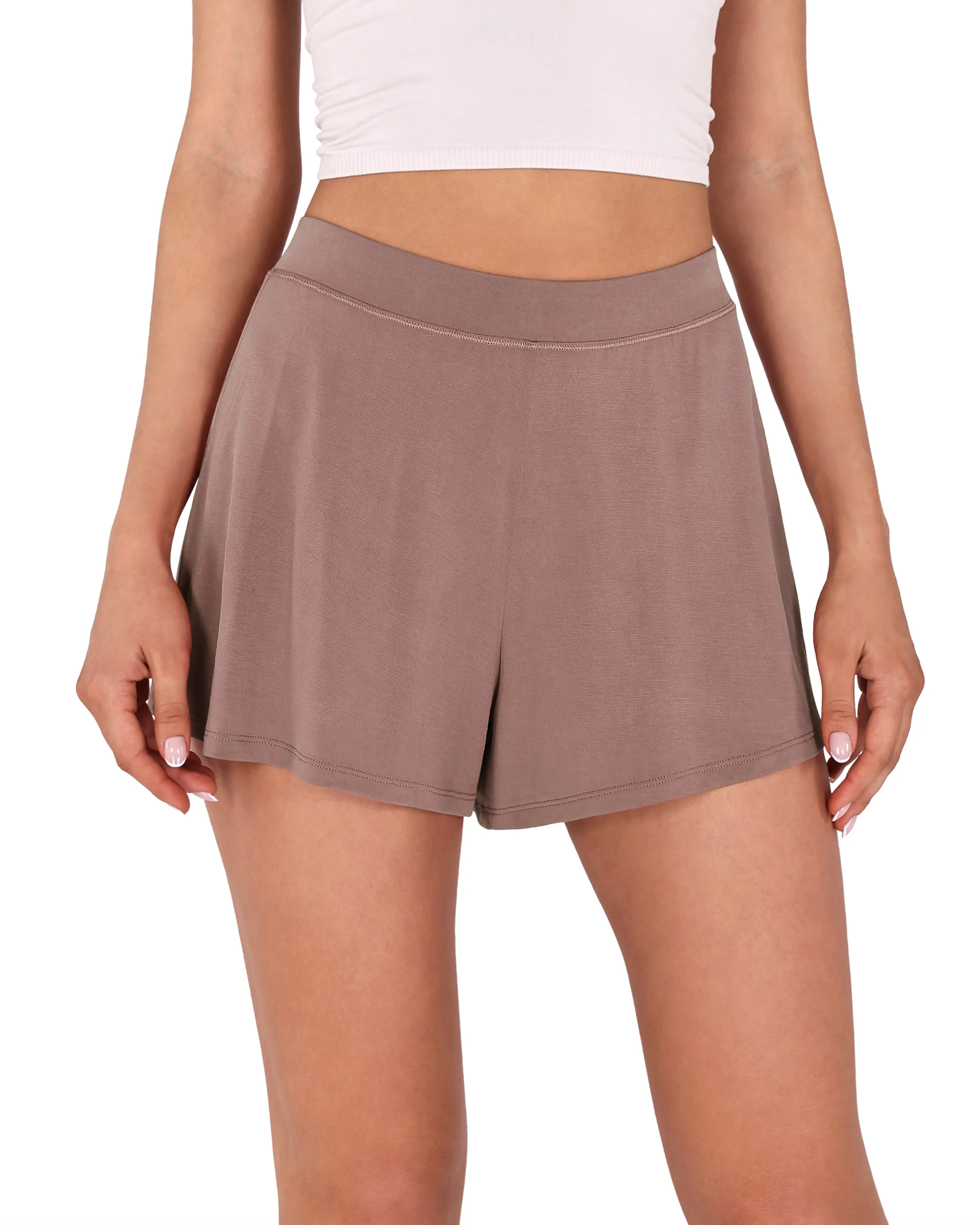 2 Pack Modal Soft Lounge Shorts