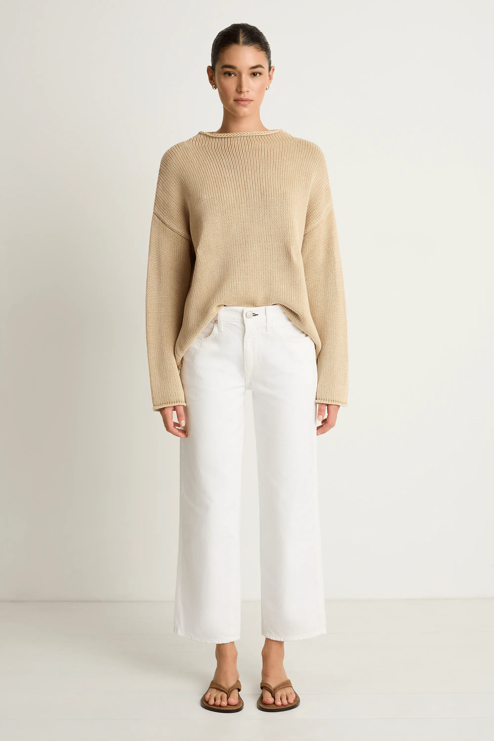 AMO Denim Billie Jeans - Alabaster