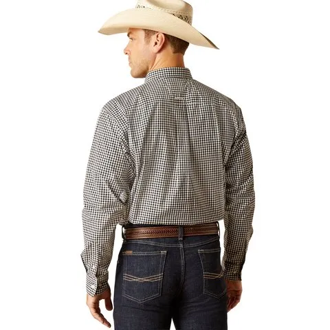 Ariat Men's Pro Series Jayden Black Classic Fit Long Sleeve Shirt