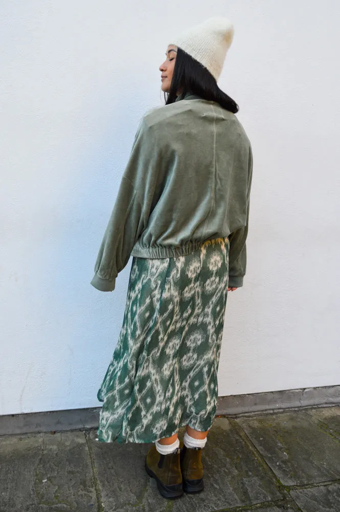 Ba&sh Matsa Khaki Dress