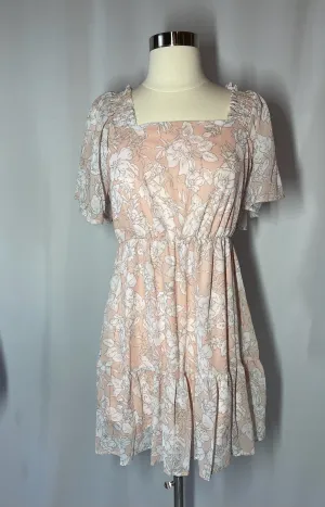 Blushing floral dress