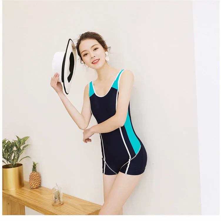 Bold Open-Back Plus Size One-Piece - Belly-Slimming Hot Spring Craze