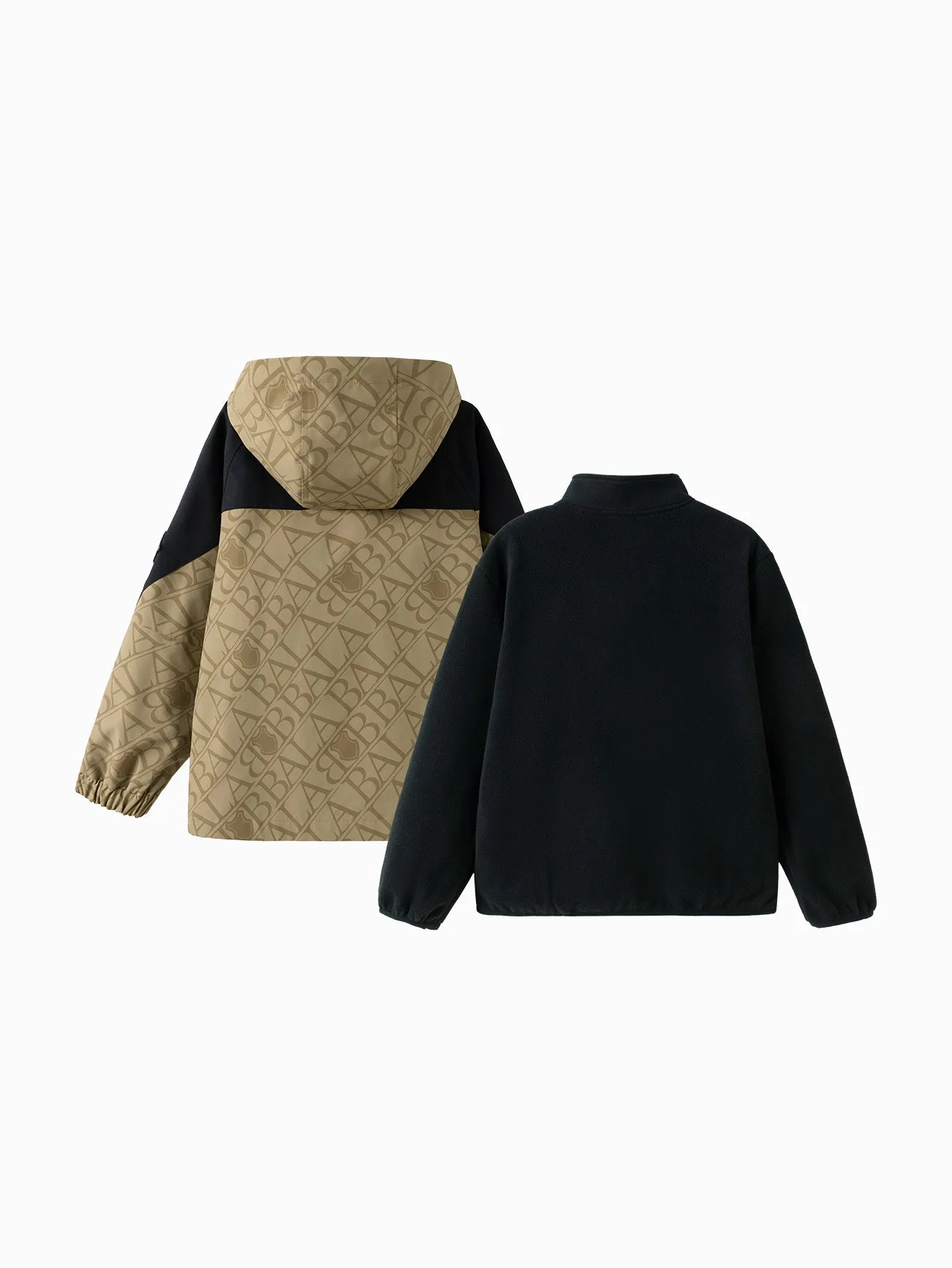 Boys' windproof and waterproof two-piece jackets