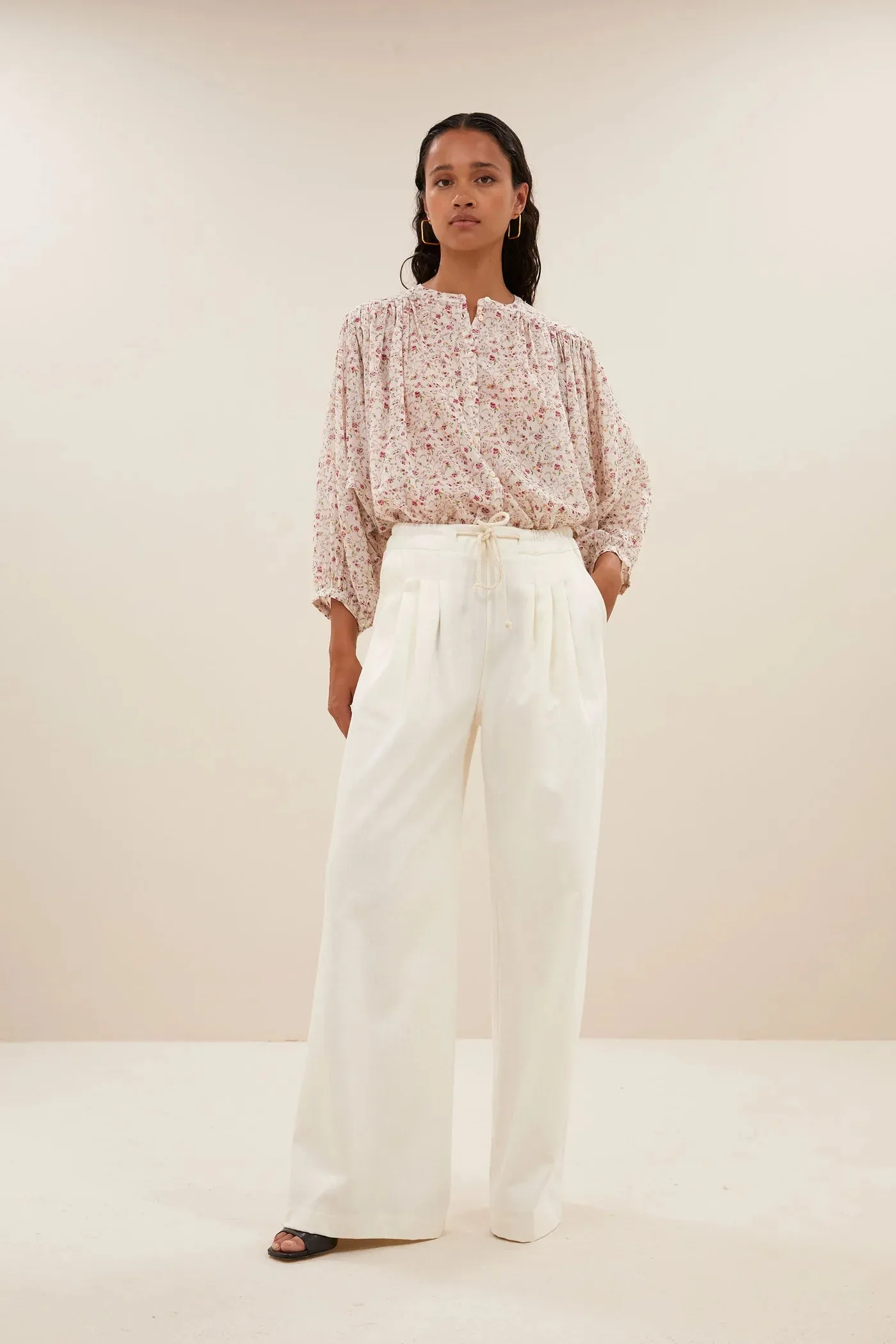 By-Bar Becky Little Flower Blouse