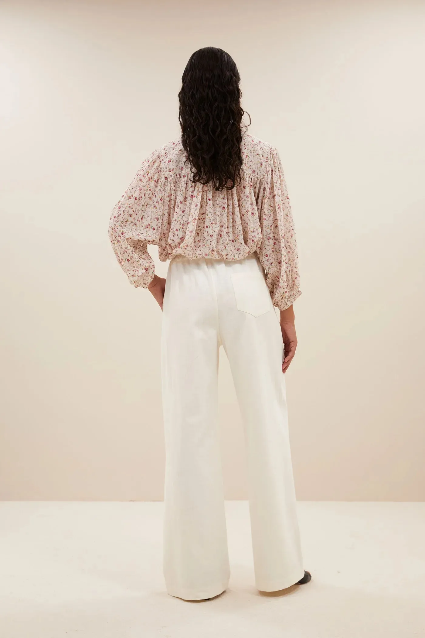 By-Bar Becky Little Flower Blouse