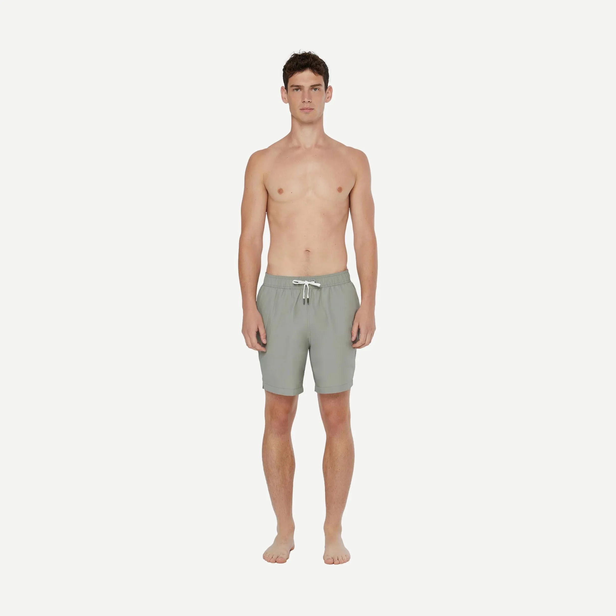 Charles 7" Swim Trunk - Sage