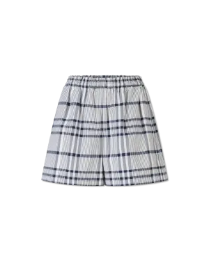 City Checks Mini Shorts