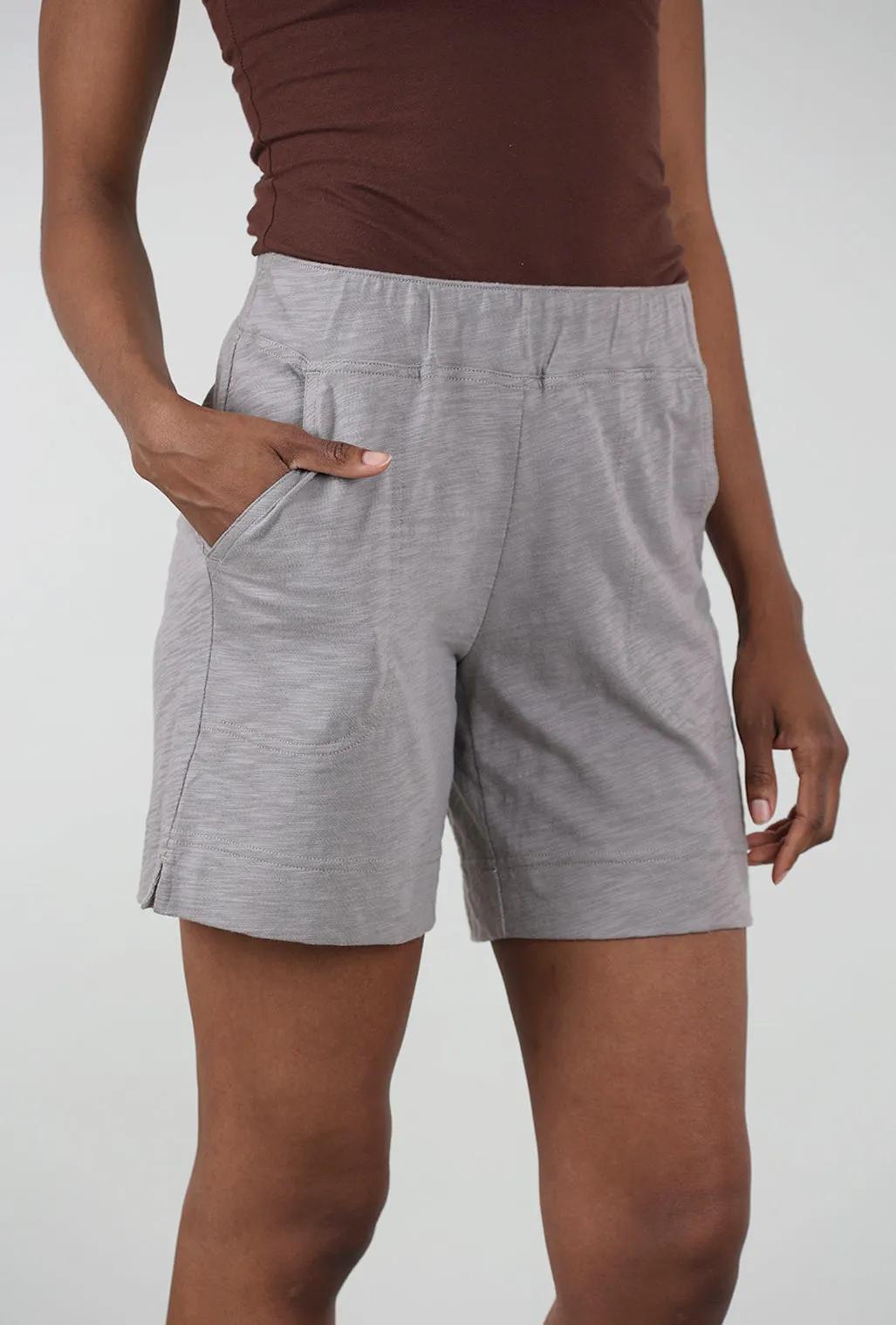 Cotton Slub Short, Fog