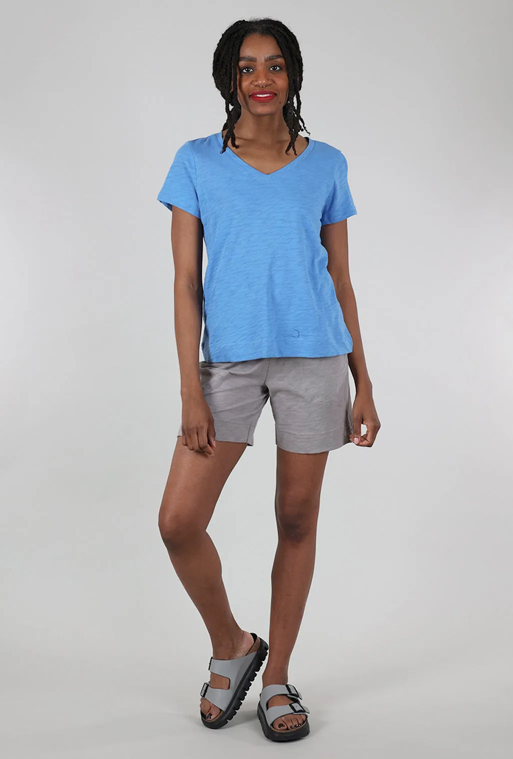 Cotton Slub Short, Fog