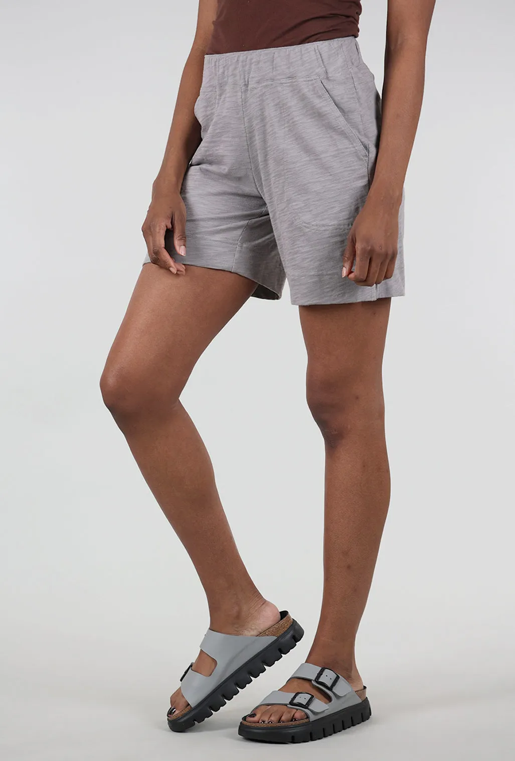 Cotton Slub Short, Fog