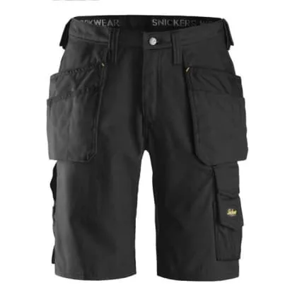 Craftsman's Canvas Work Shorts with Holster Pockets - Durable Traditional Design