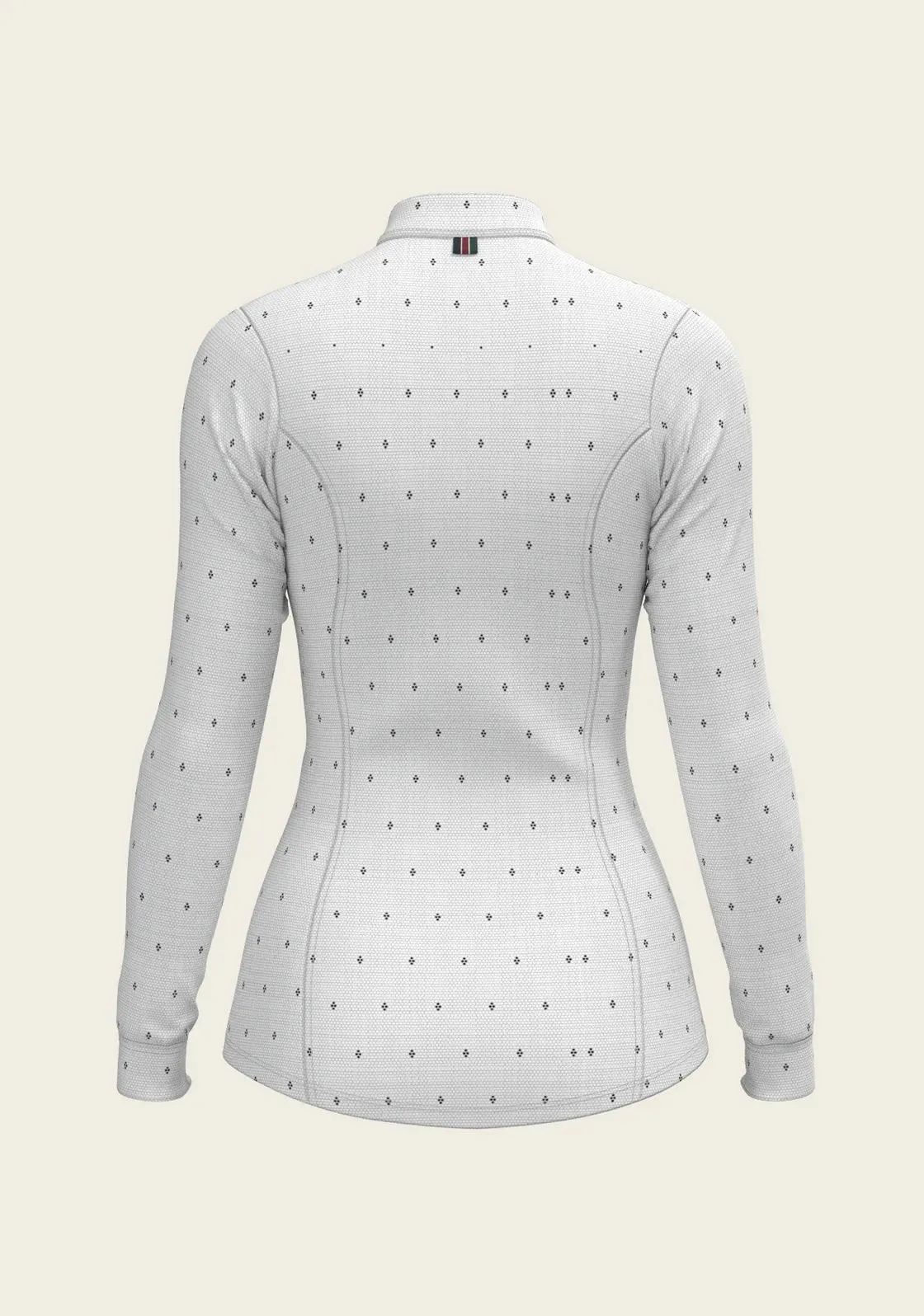 Espoir Shirt 1/4 Zip Dot Mosaic