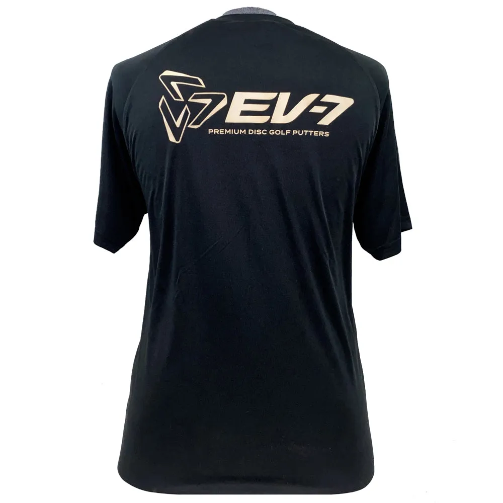 EV-7 Logo Performance Short Sleeve Disc Golf T-Shirt