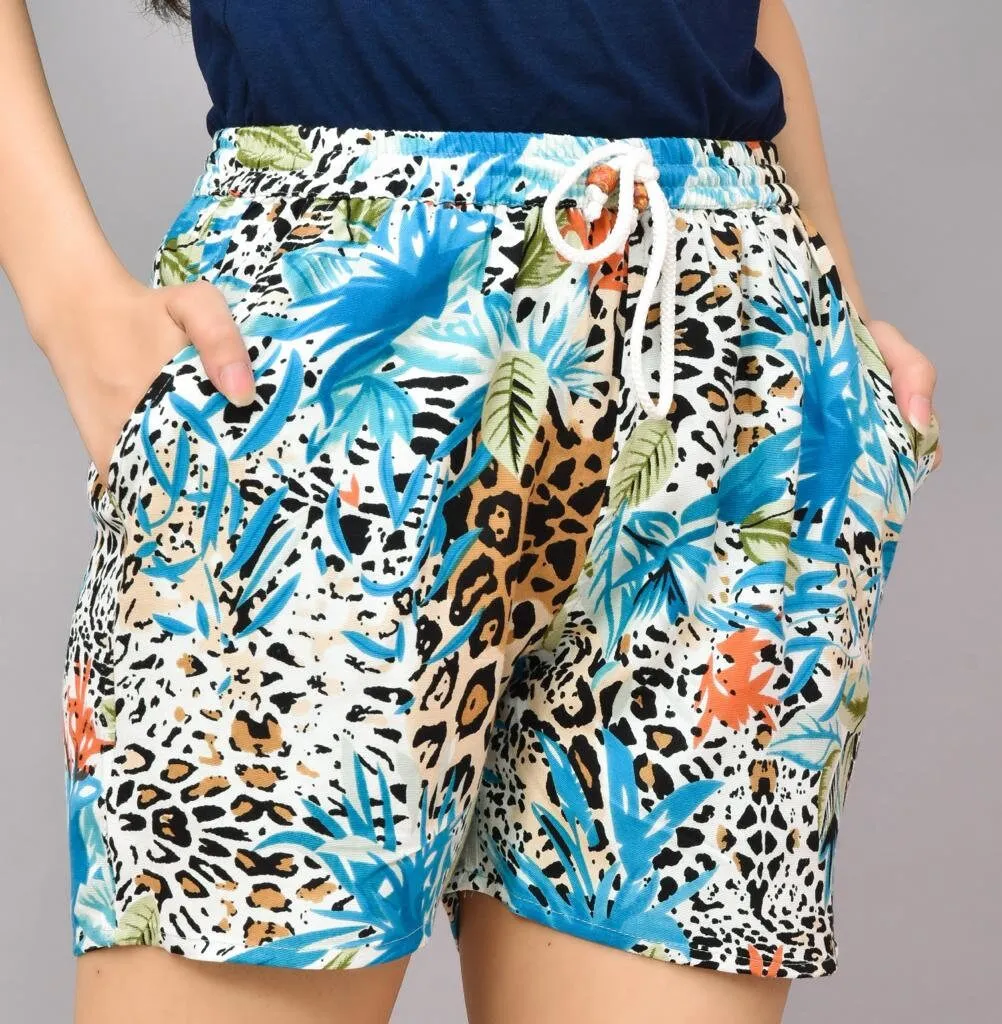Floral Printed Summer Shorts