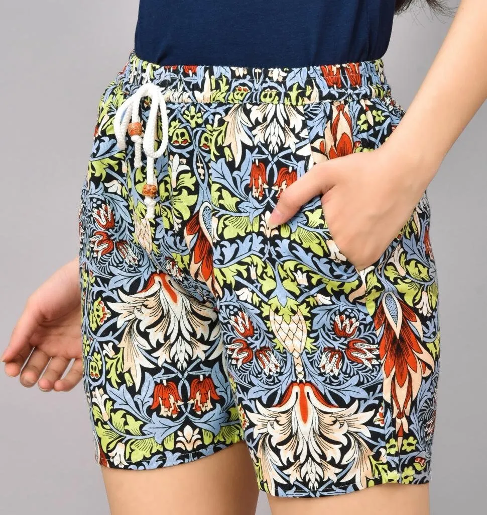 Floral Printed Summer Shorts
