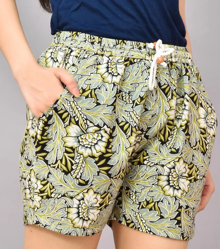 Floral Printed Summer Shorts
