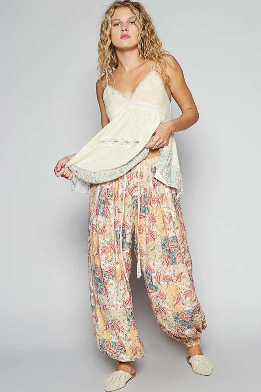 Floral Ruffle Tank