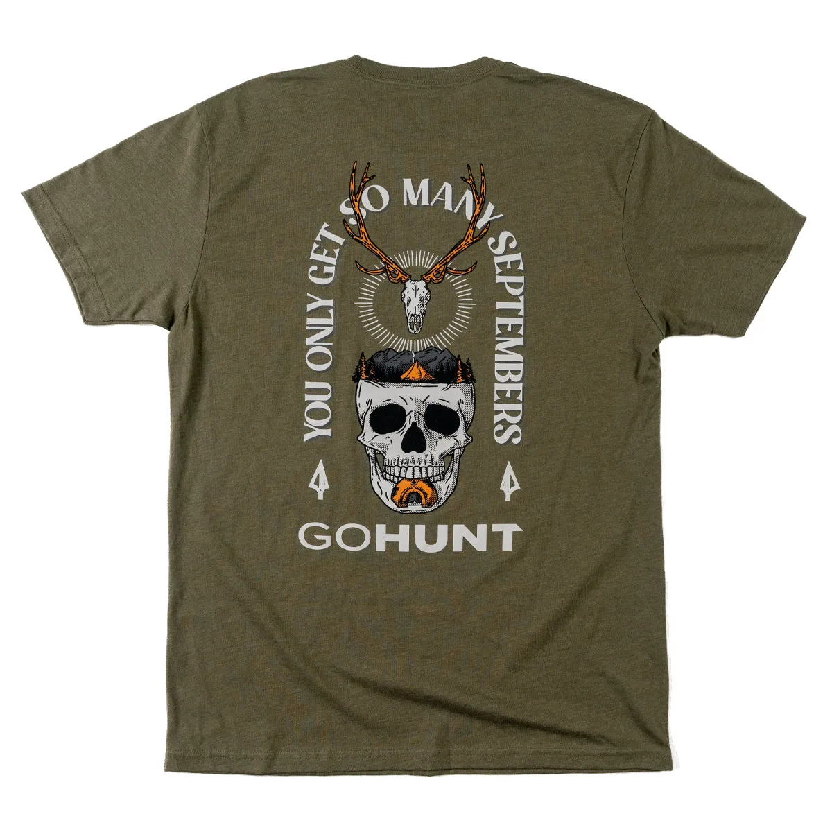 GOHUNT Bugle Skull T-Shirt