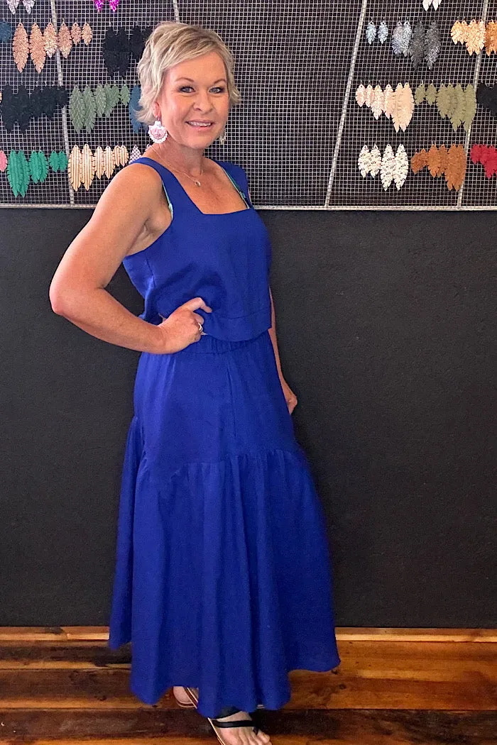 HALCYON SKIRT - COBALT