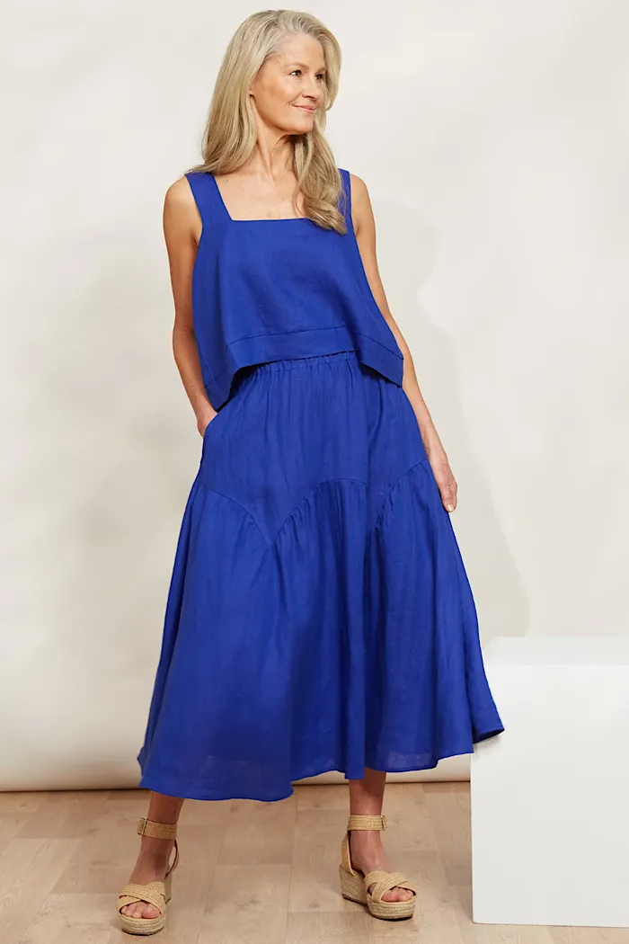 HALCYON SKIRT - COBALT