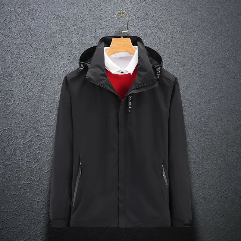 Hiking Jackets Women Men Waterproof Clothes Reflective Windbreaker Hunting Camping