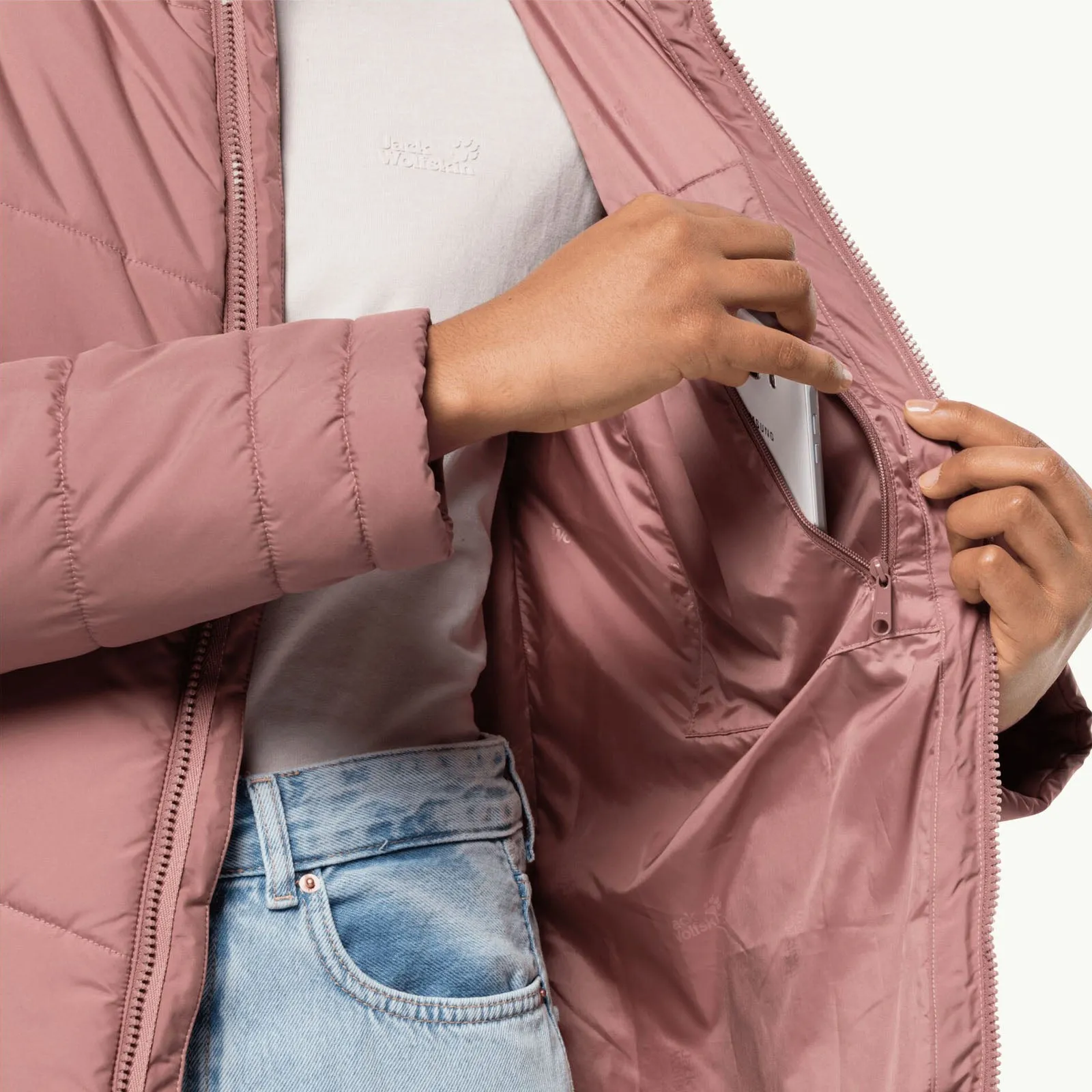 Jack Wolfskin Womens North York Windproof Quilted Jacket
