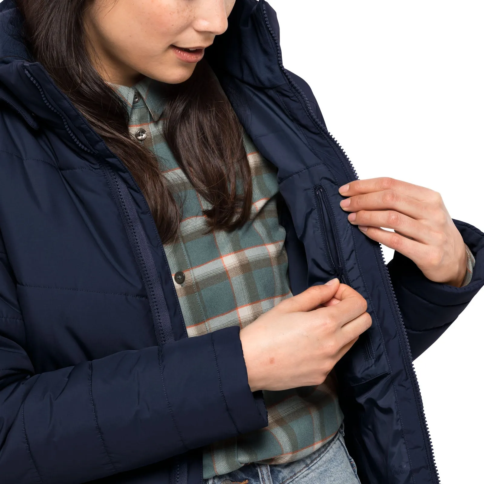 Jack Wolfskin Womens North York Windproof Quilted Jacket