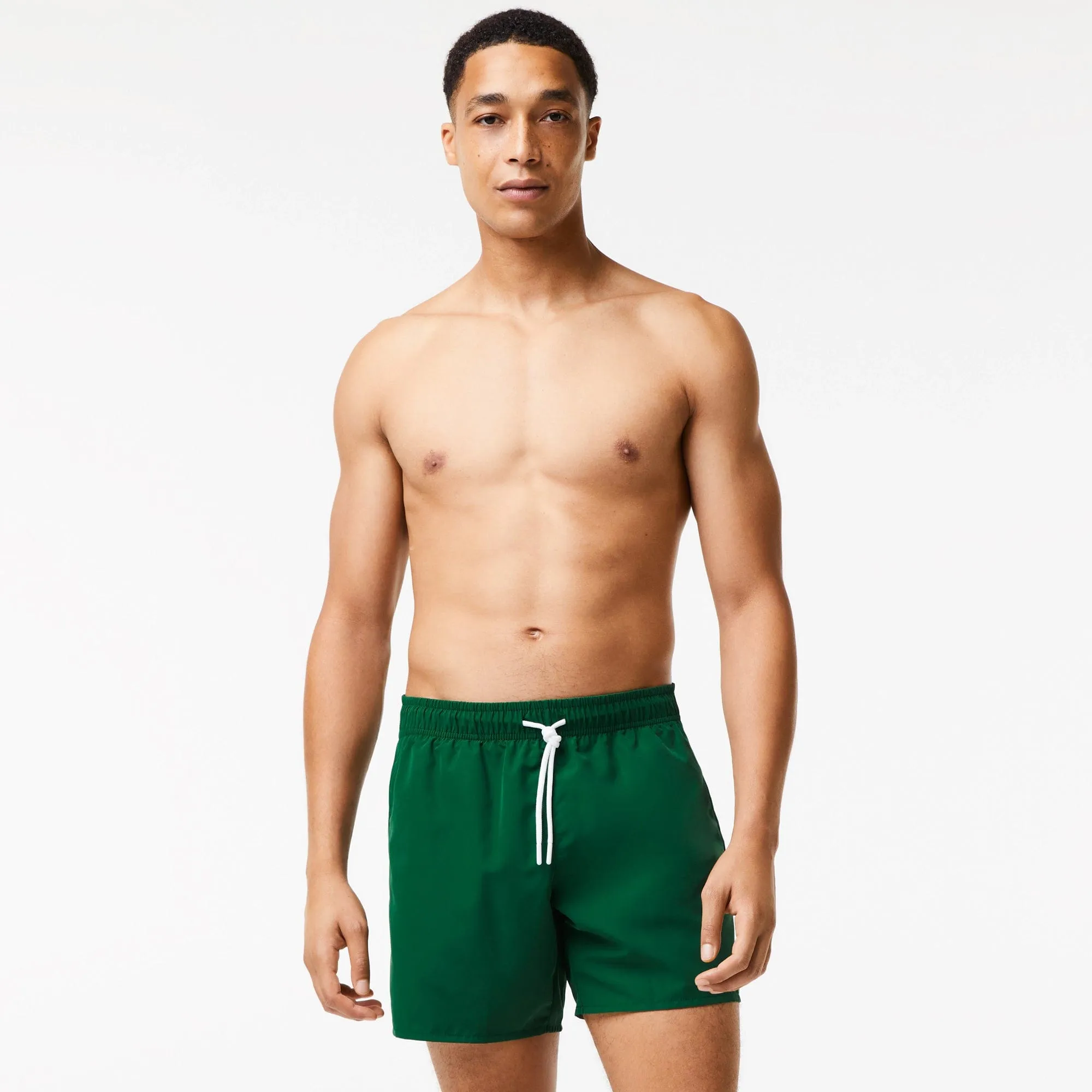 Lacoste Light Quick-Dry Swim Shorts Green