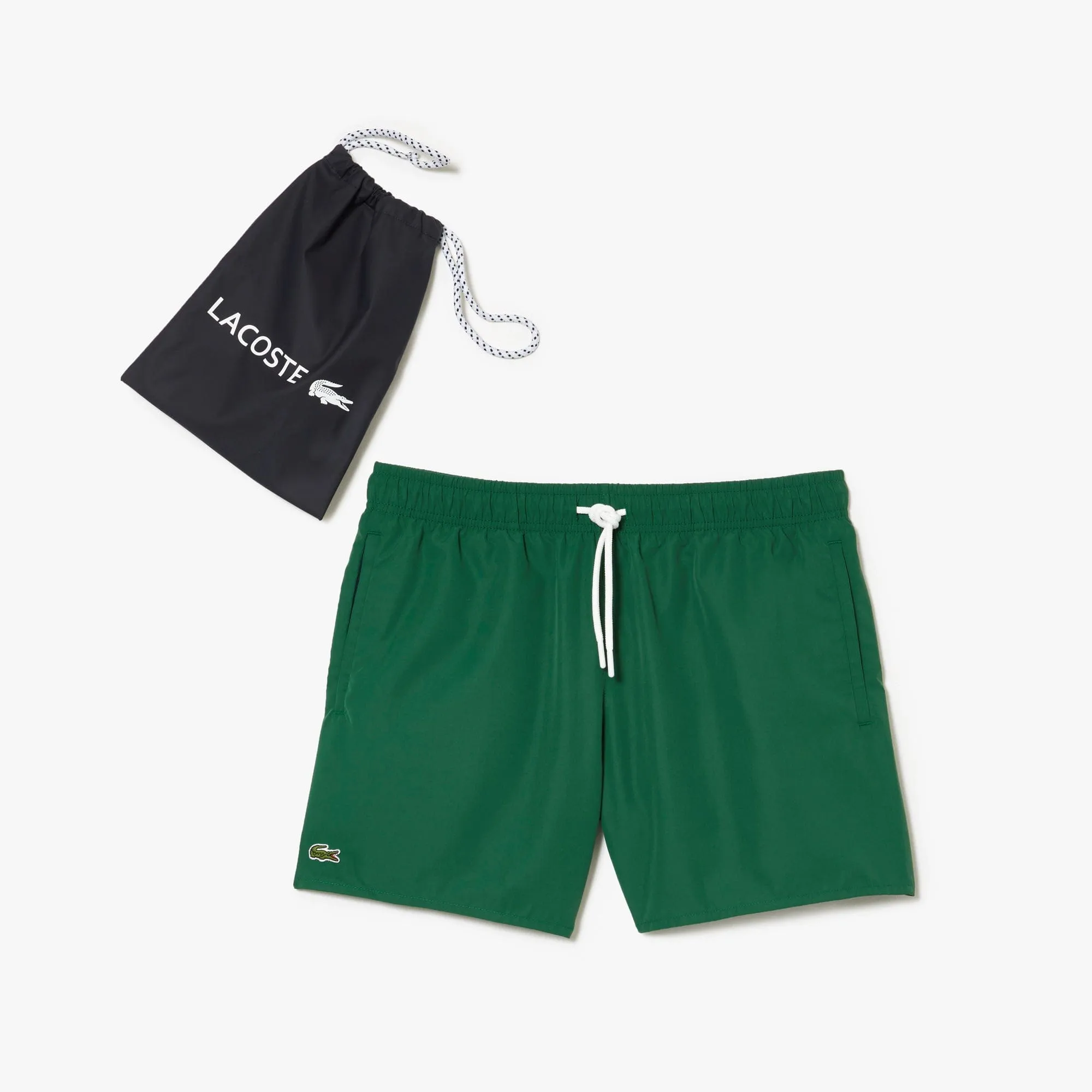 Lacoste Light Quick-Dry Swim Shorts Green