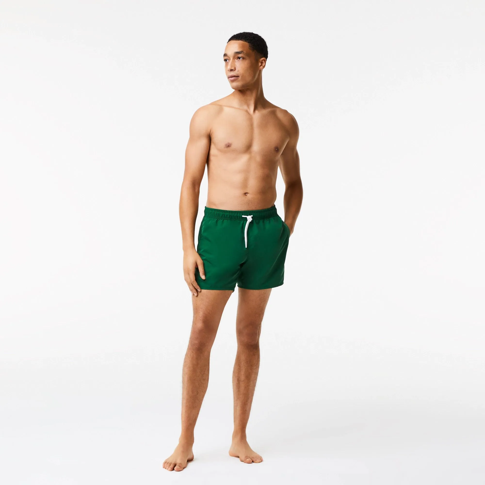 Lacoste Light Quick-Dry Swim Shorts Green