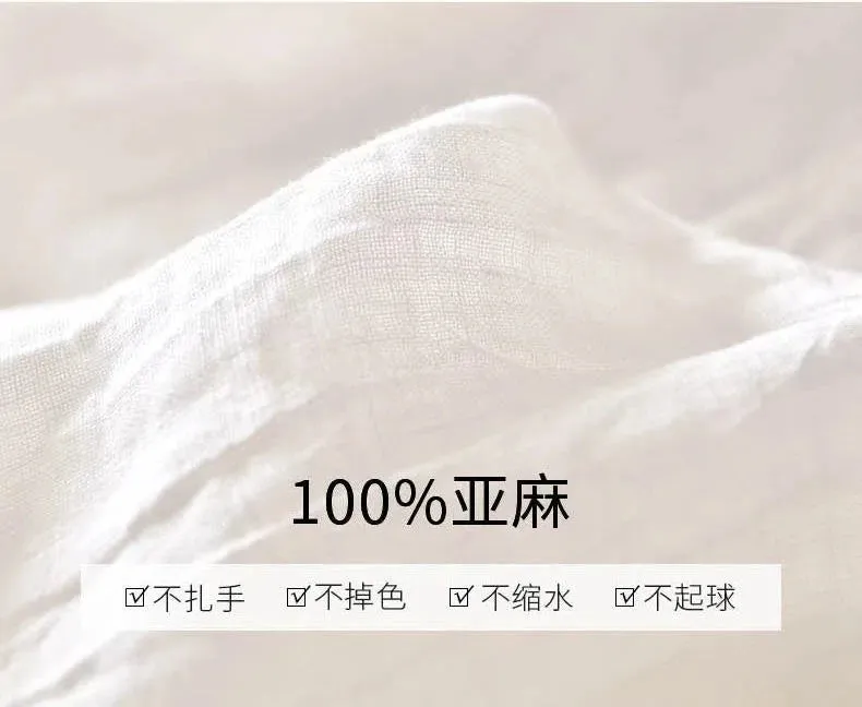 Lazy Style 100% Linen Shirts for Men Summer Beach Breathable Mens Tops Stand Collar Long Sleeve Pleated Designer Shirt Causal