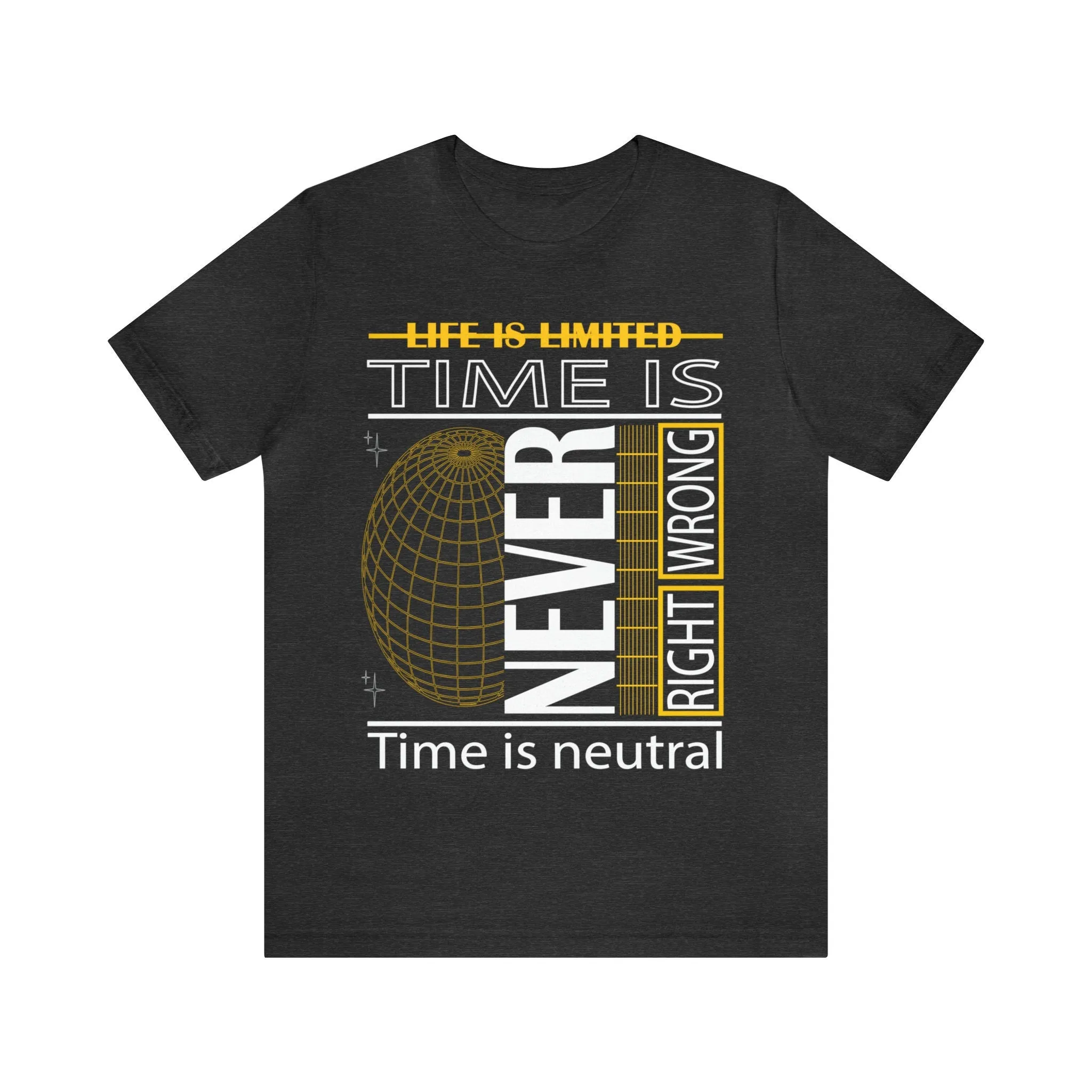 Life is Limited T-shirt Inspirational tee Motivational women Trendy Colorful Loose fit dress shirt