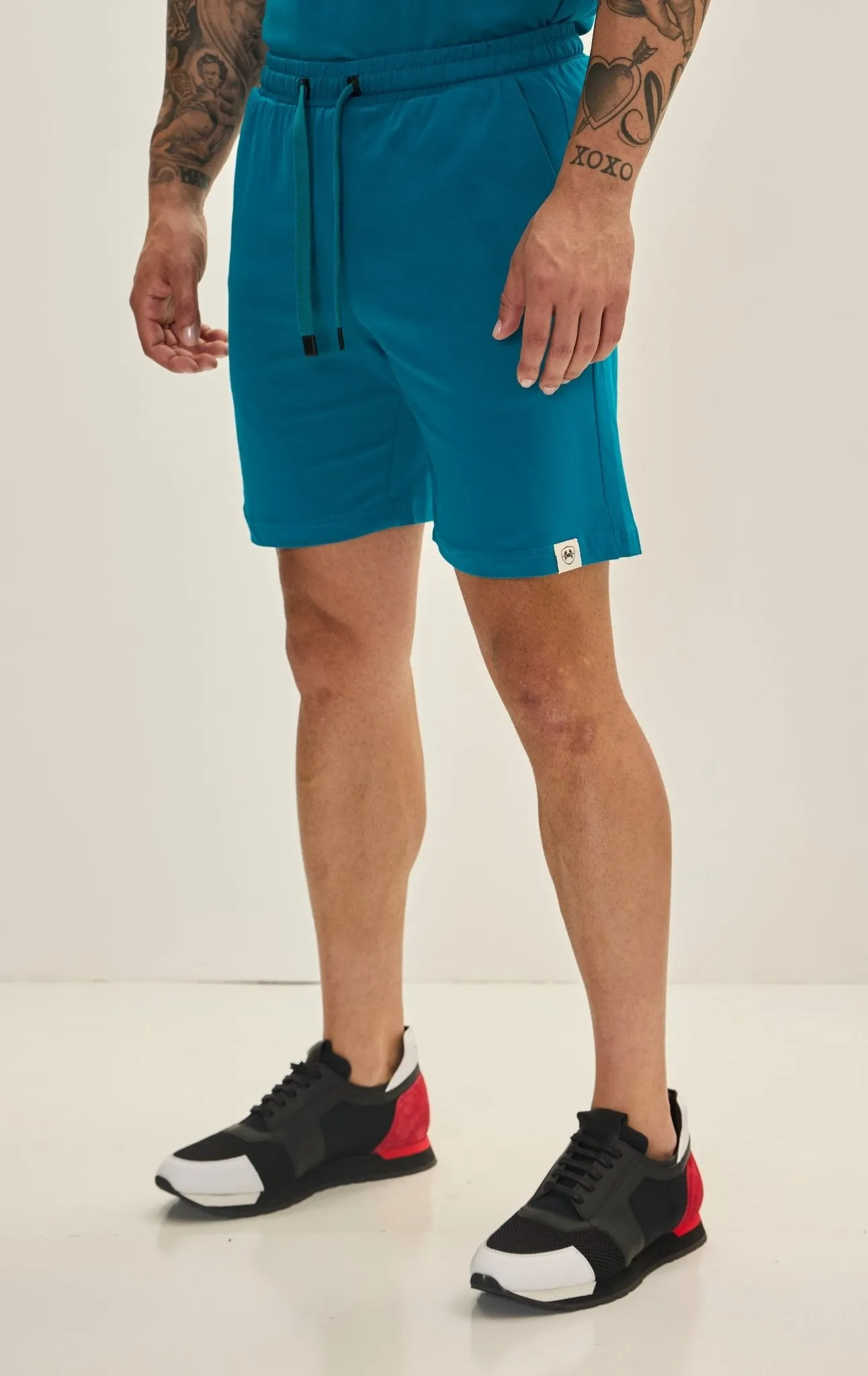 Lightweight Cotton Shorts - Enamel Blue