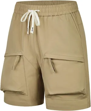 Mens Hiking Cargo Shorts Lightweight Workout Shorts for Men Travel Golf Camping Casual