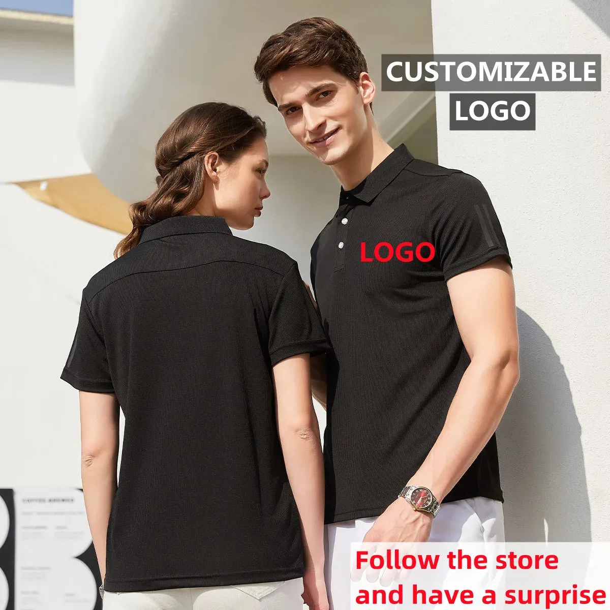 Men's Quick-Drying Breathable Golf Polo Shirt