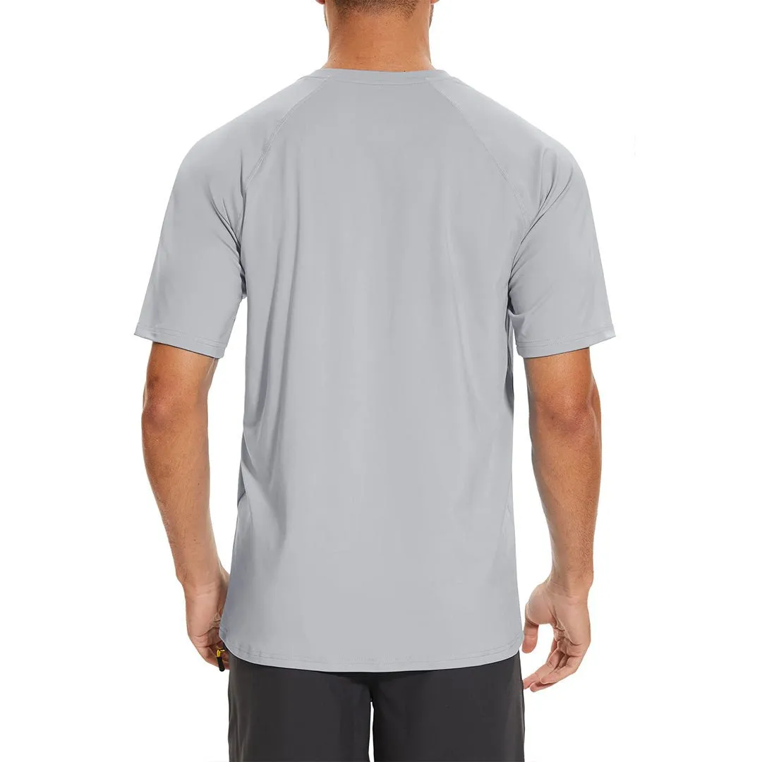 Men's UPF 80  Breathable Quick-Dry Outdoor Swim T-Shirt