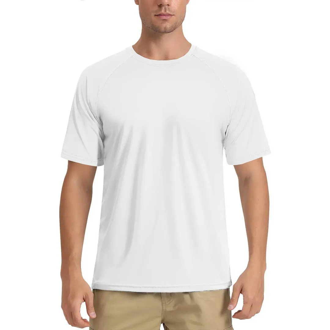 Men's UPF 80  Breathable Quick-Dry Outdoor Swim T-Shirt